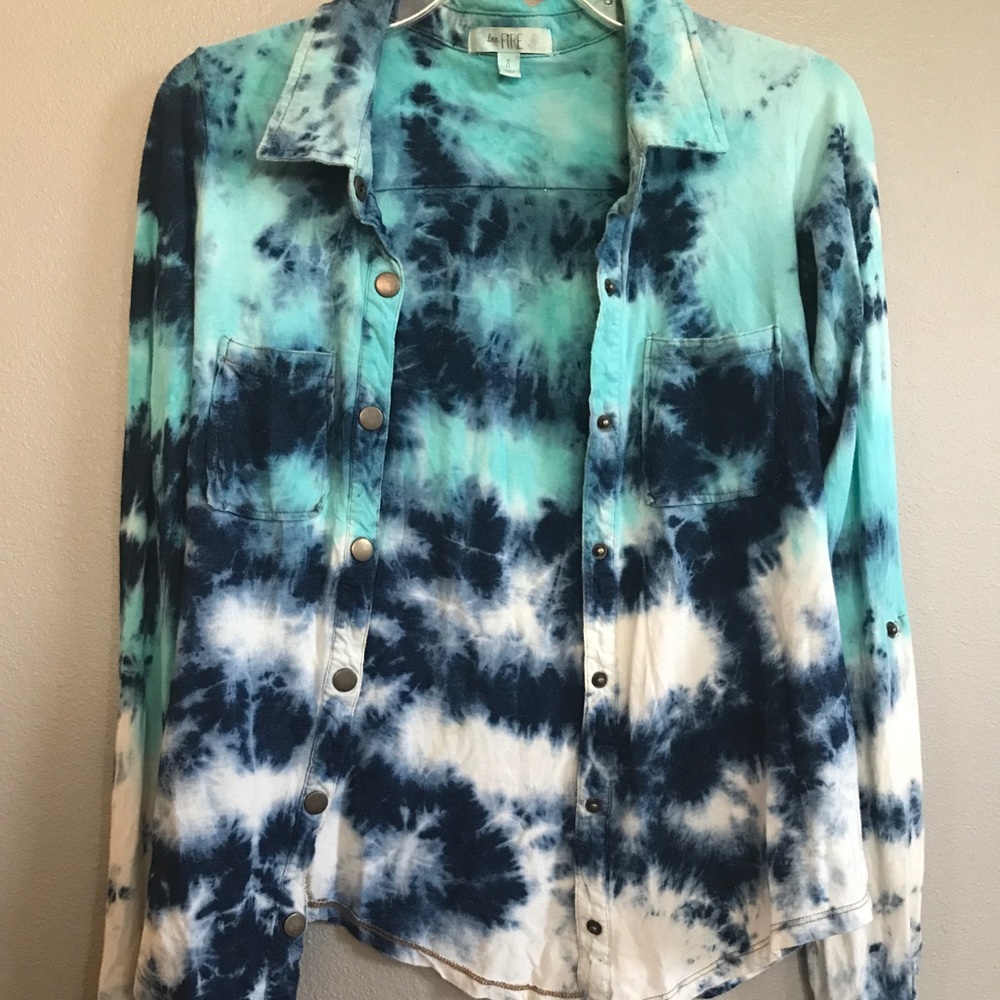 Tie dye button up